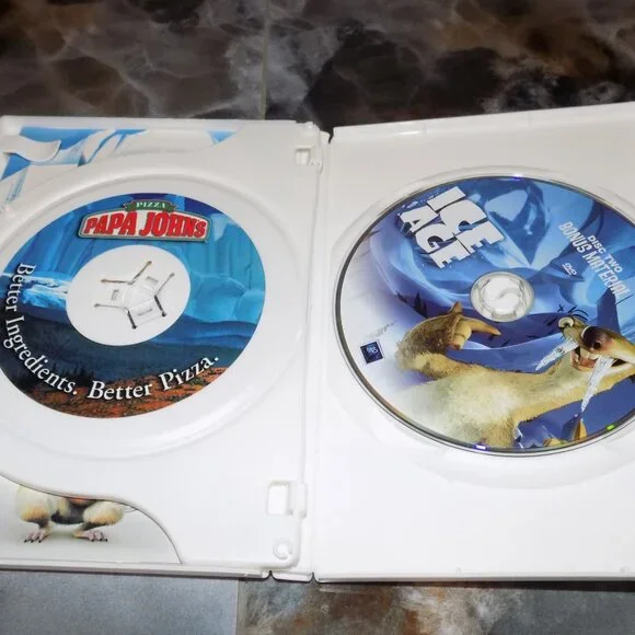 Ice Age (DVD, 2002, 2-Disc Set, Includes Full Frame and Widescreen Versions) - Picture 4 of 6